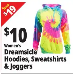 Ocean State Job Lot Women's Dreamsicle Hoodies, Sweatshirts & Joggers offer