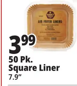 Ocean State Job Lot 50 Pk. Square Liner offer