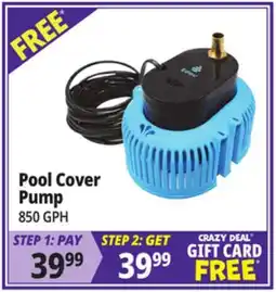 Ocean State Job Lot Edou Pool Cover Pump Blue offer
