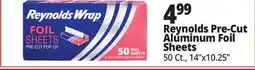Ocean State Job Lot Reynolds Pre-Cut Aluminum Foil Sheets offer