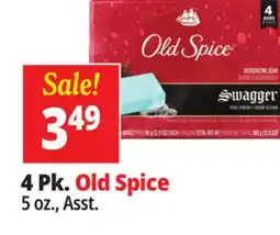 Ocean State Job Lot 4 Pk. Old Spice offer