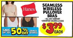 Ollie's SEAMLESS WIRELESS PULLOVER BRAS offer