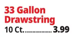 Ocean State Job Lot 33 Gallon Drawstring offer