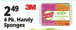 Ocean State Job Lot 4 Pk. Handy Sponges offer