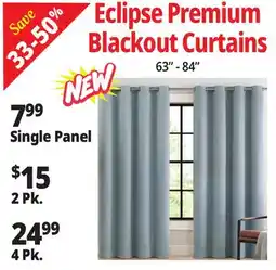 Ocean State Job Lot Eclipse Premium Blackout Curtains offer