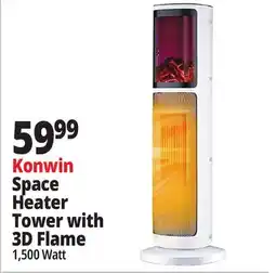 Ocean State Job Lot Konwin Infrared Heater Tower Black 18 offer