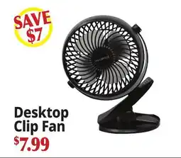 Ocean State Job Lot Desktop Clip Fan offer