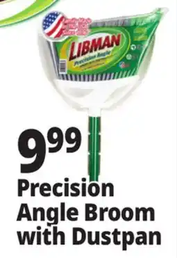 Ocean State Job Lot Libman Precision Angle Broom with Dustpan offer