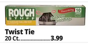 Ocean State Job Lot Rough Stuff Twist Tie offer