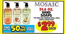 Ollie's MOSAIC HAND SOAPS offer