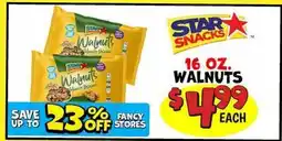 Ollie's STAR SNACKS WALNUTS offer