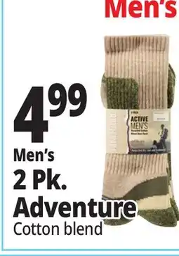 Ocean State Job Lot Men's 2 Pk. Adventure offer