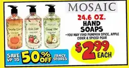 Ollie's 24.6 OZ. MOSAIC HAND SOAPS offer