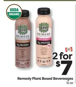 Weis Markets Remedy Plant Based Beverages offer