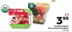 Weis Markets Certified Organic Envy or Ambrosia Apples offer