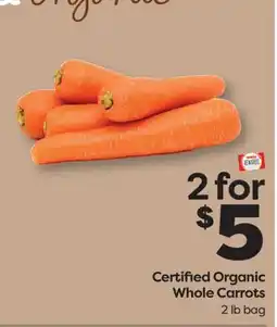 Weis Markets Certified Organic Whole Carrots offer