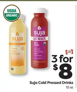 Weis Markets Suja Cold Pressed Drinks offer
