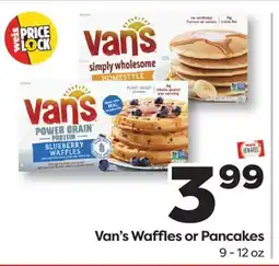 Weis Markets Van's Waffles or Pancakes offer