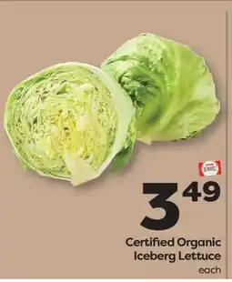 Weis Markets Certified Organic Iceberg Lettuce offer