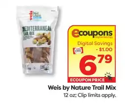 Weis Markets Weis by Nature Trail Mix offer