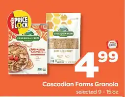 Weis Markets Cascadian Farms Granola offer