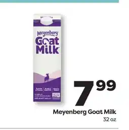 Weis Markets Meyenberg Goat Milk offer