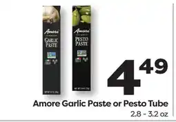 Weis Markets Amore Garlic Paste or Pesto Tube offer