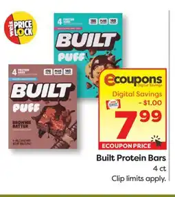 Weis Markets Built Protein Bars offer