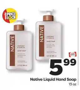 Weis Markets Native Liquid Hand Soap offer