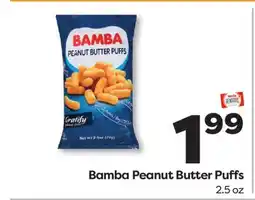 Weis Markets Bamba Peanut Butter Puffs offer