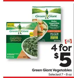 Weis Markets Green Giant Vegetables offer