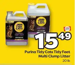 Weis Markets purina tidy cats tidy feet multi clump litter offer