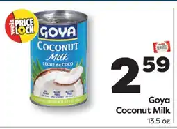 Weis Markets Goya Coconut Milk offer