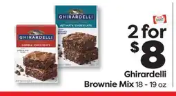 Weis Markets Ghirardelli Brownie Mix offer