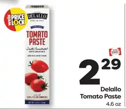 Weis Markets Delallo Tomato Paste offer