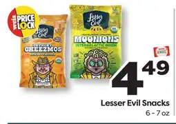 Weis Markets Lesser Evil Snacks offer