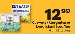 Weis Markets Cutwater Margarita or Long Island Iced Tea offer