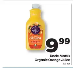 Weis Markets Uncle Matt's Organic Orange Juice offer
