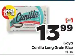 Weis Markets Goya Canilla Long Grain Rice offer