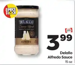 Weis Markets Delallo Alfredo Sauce offer