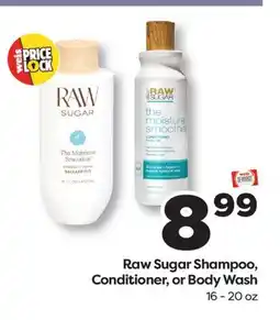 Weis Markets Raw Sugar Shampoo, Conditioner, or Body Wash offer