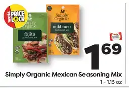 Weis Markets Simply Organic Mexican Seasoning Mix offer