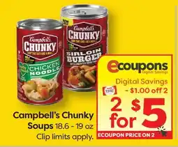 Weis Markets Campbell's Chunky Soups offer