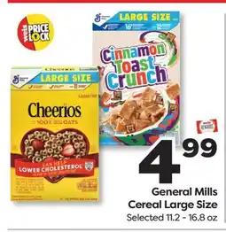 Weis Markets General Mills Cereal Large Size offer
