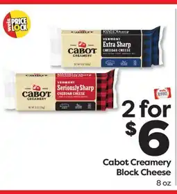 Weis Markets Cabot Creamery Block Cheese offer