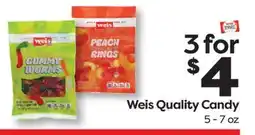 Weis Markets Weis Quality Candy offer