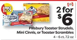 Weis Markets Pillsbury Toaster Strudels, Mini Cinnis, or Toaster Scrambles offer