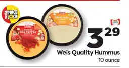 Weis Markets Weis Quality Hummus offer