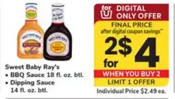 ACME Sweet Baby Ray's offer