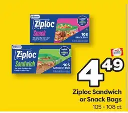 Weis Markets Ziploc Sandwich or Snack Bags offer